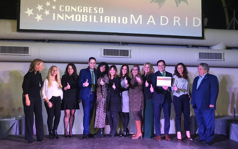 El equipo de Vilsa Grupo Inmobiliario, premiado en el último Congreso Inmobiliario de Madrid