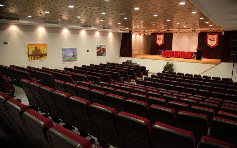 Salón de actos del Colegio Malvar