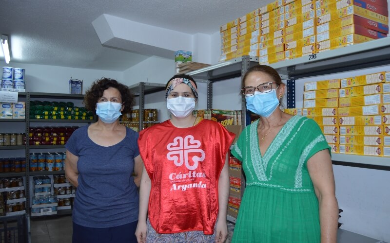 Cáritas organiza una recogida de alimentos este viernes en supermercados de Arganda