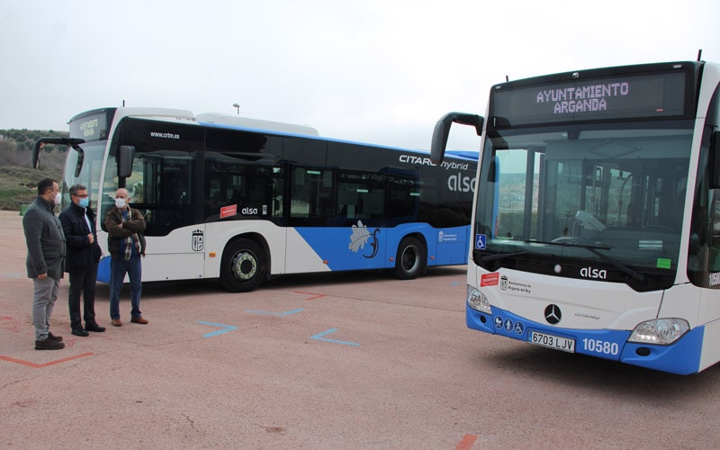 Alsa incorpora dos nuevos modelos a su flota de autobuses urbanos en Arganda