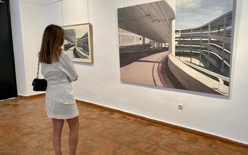 Exposición ´Persecuciones, vistas y caprichos´, del artista local Joaquín Millán, en la Casa del Rey de Arganda