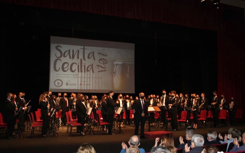 Concierto benéfico por Santa Cecilia de la Banda Municipal Joaquín Turina en Arganda