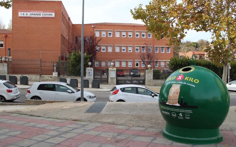 Contenedores de reciclaje de vidrio (foto: Ayuntamiento de Arganda del Rey)