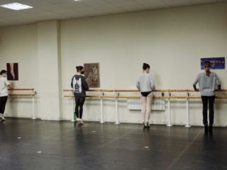 Preparaci&oacute;n Concurso de Danza Movimiento 13, con las alumnas de la EMMD de Arganda