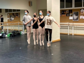 Preparaci&oacute;n Concurso de Danza Movimiento 13, con las alumnas de la EMMD de Arganda