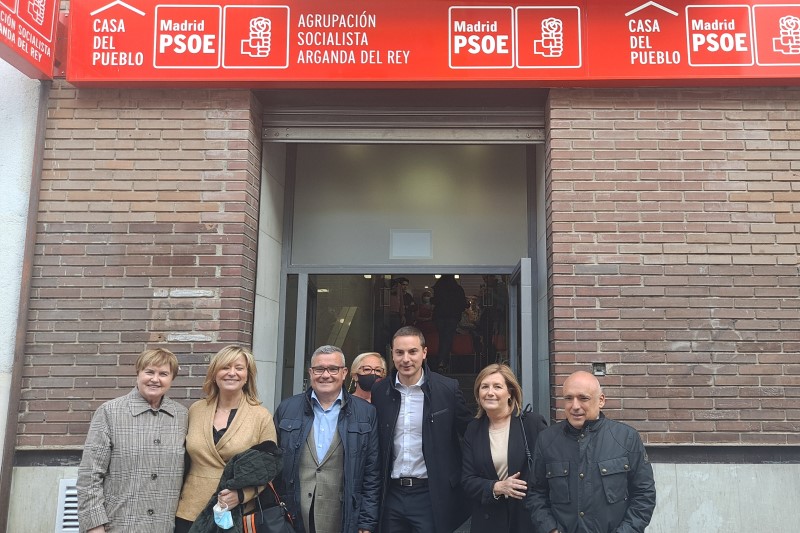 Inauguración de la Casa del Pueblo del PSOE de Arganda del Rey 
