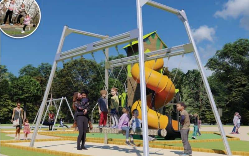 Arganda creará una nueva área infantil en el parque 1º de Mayo