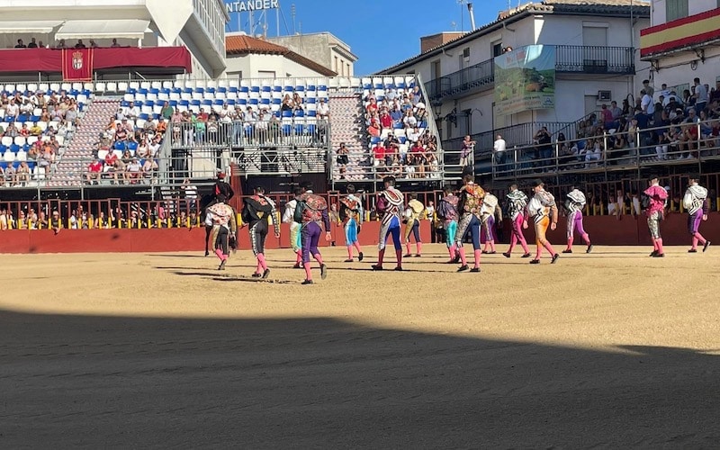 Novillada sin picadores en Arganda del Rey, dentro del marco de la XXXIII Feria de Novilladas