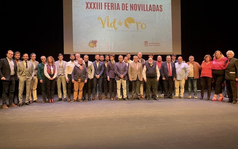 Entrega de premios de la XXXIII Feria de Novilladas de Arganda del Rey este domingo, en el auditorio Monserrat Caballé