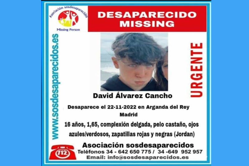 Buscan a un menor de 16 años desaparecido en Arganda