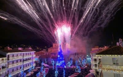 Arganda enciende la Navidad 2022-2023 entre fuegos artificiales, espectáculos de luces y un mercado navideño
