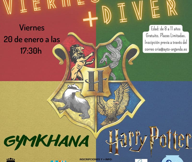 ‘El viernes + diver’ vuelve a Arganda con una yincana sobre Harry Potter