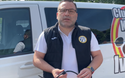 El karateca argandeño Iván Leal denuncia el sabotaje de los frenos del vehículo en el que viajan los deportistas del club