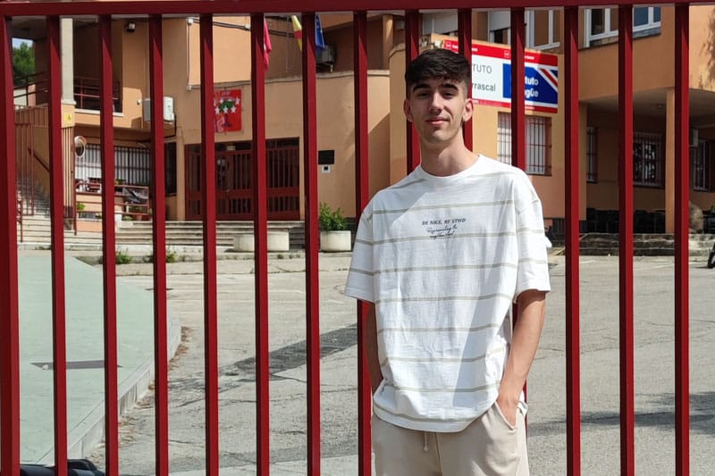 Alejandro Jiménez, alumno de Arganda con mayor nota en la EvAU