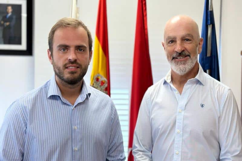 Alberto Escribano y Manuel de la Torre (foto: Ayuntamiento de Arganda del Rey)
