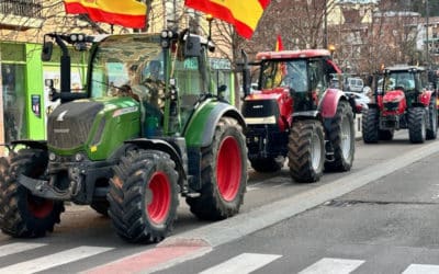 Unos 100 tractores partirán el lunes desde Arganda en una nueva movilización hasta la sede del Parlamento Europeo en Madrid