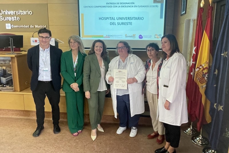 El Hospital de Arganda, reconocido como Centro Comprometido con la Excelencia en Cuidados