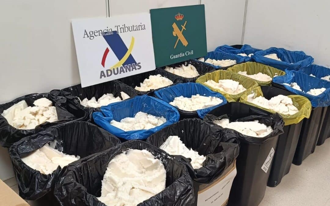 Intervenido en Arganda un alijo de 625 kilos de metanfetamina procedente de México
