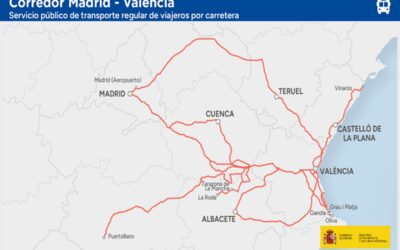 Arganda contará con conexión directa en autobús con Valencia dentro del nuevo corredor aprobado por el Gobierno central