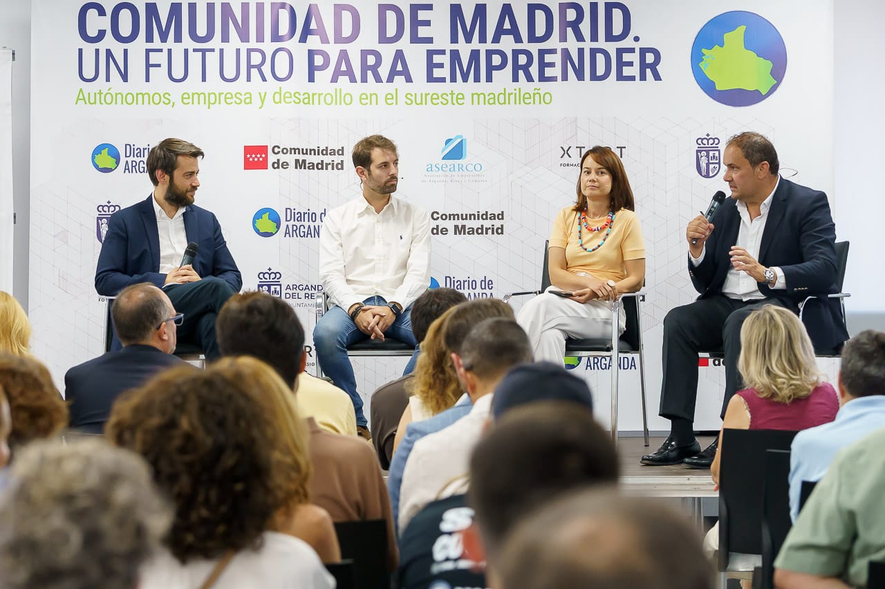 Jornadas; Arganda del Rey; Eventos; Empresa; 04 Economía; Celia González; Pedro Majorero; Francisco Leal; Gloria de La Torre