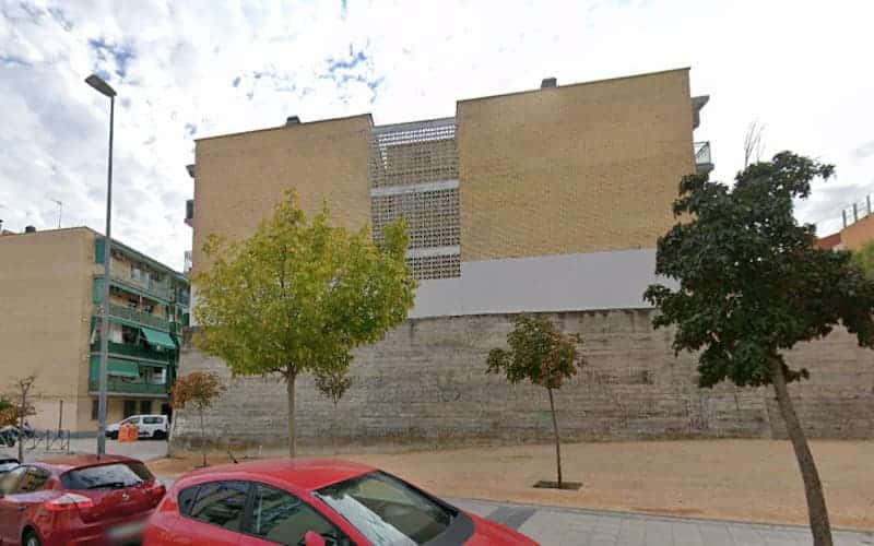 Fachada cedida para el futuro mural (Google Maps)