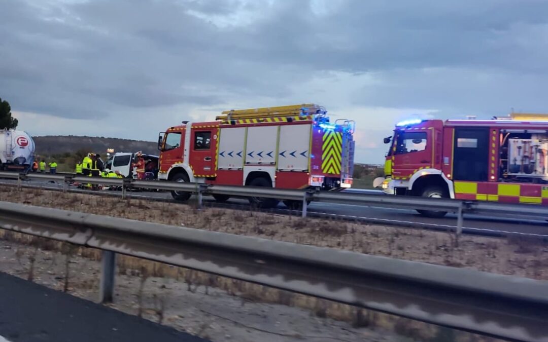 Un accidente de tráfico provoca retenciones en la A-3 a la altura de Arganda